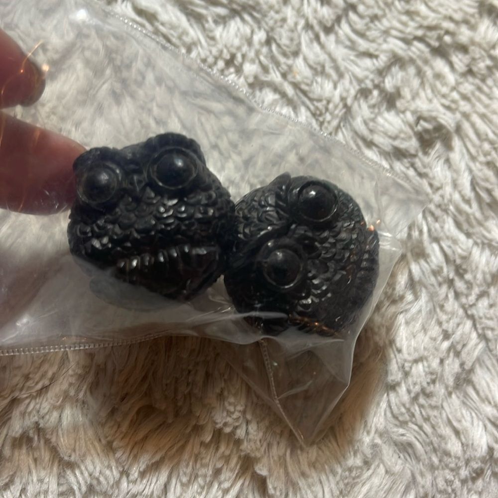 Wooden owl plugs multiple sizes available new